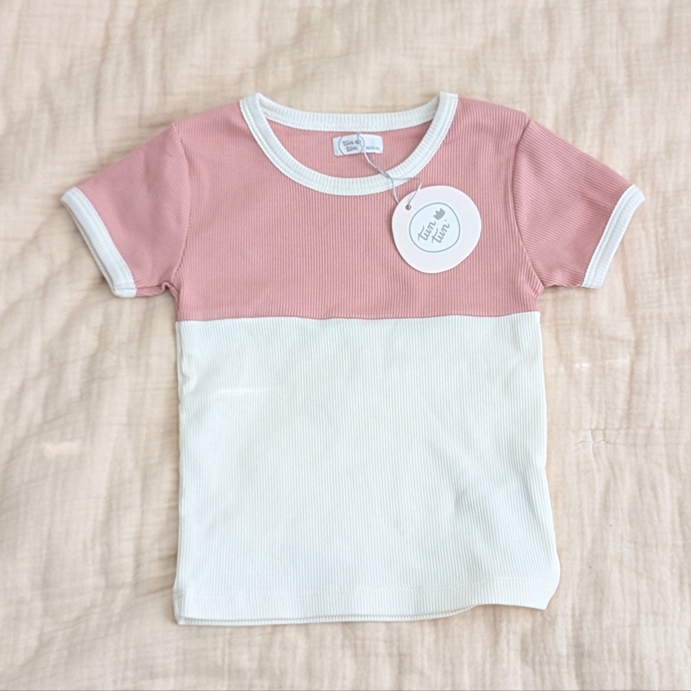 Tun Tun Pima Cotton Colorblock Top 18/24